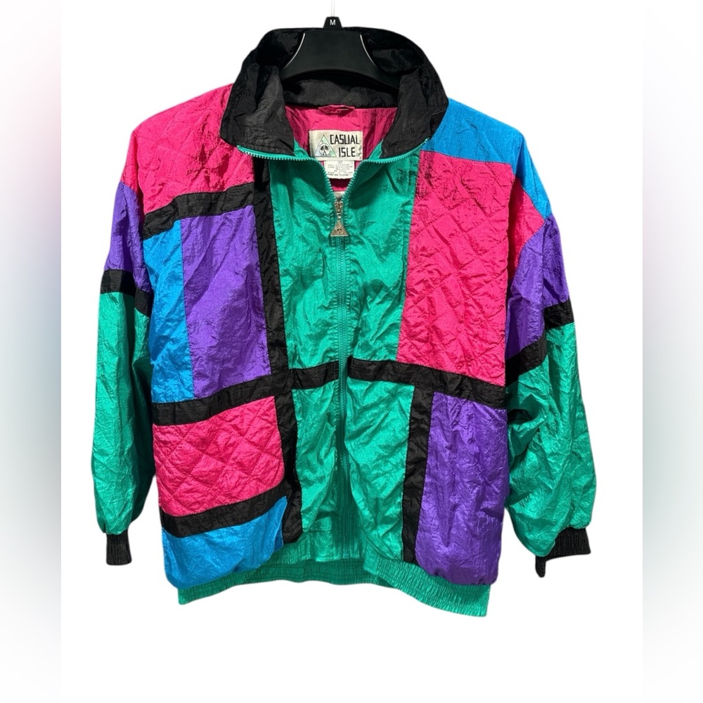 Vintage 90s Casual Isle Windbreaker jacket